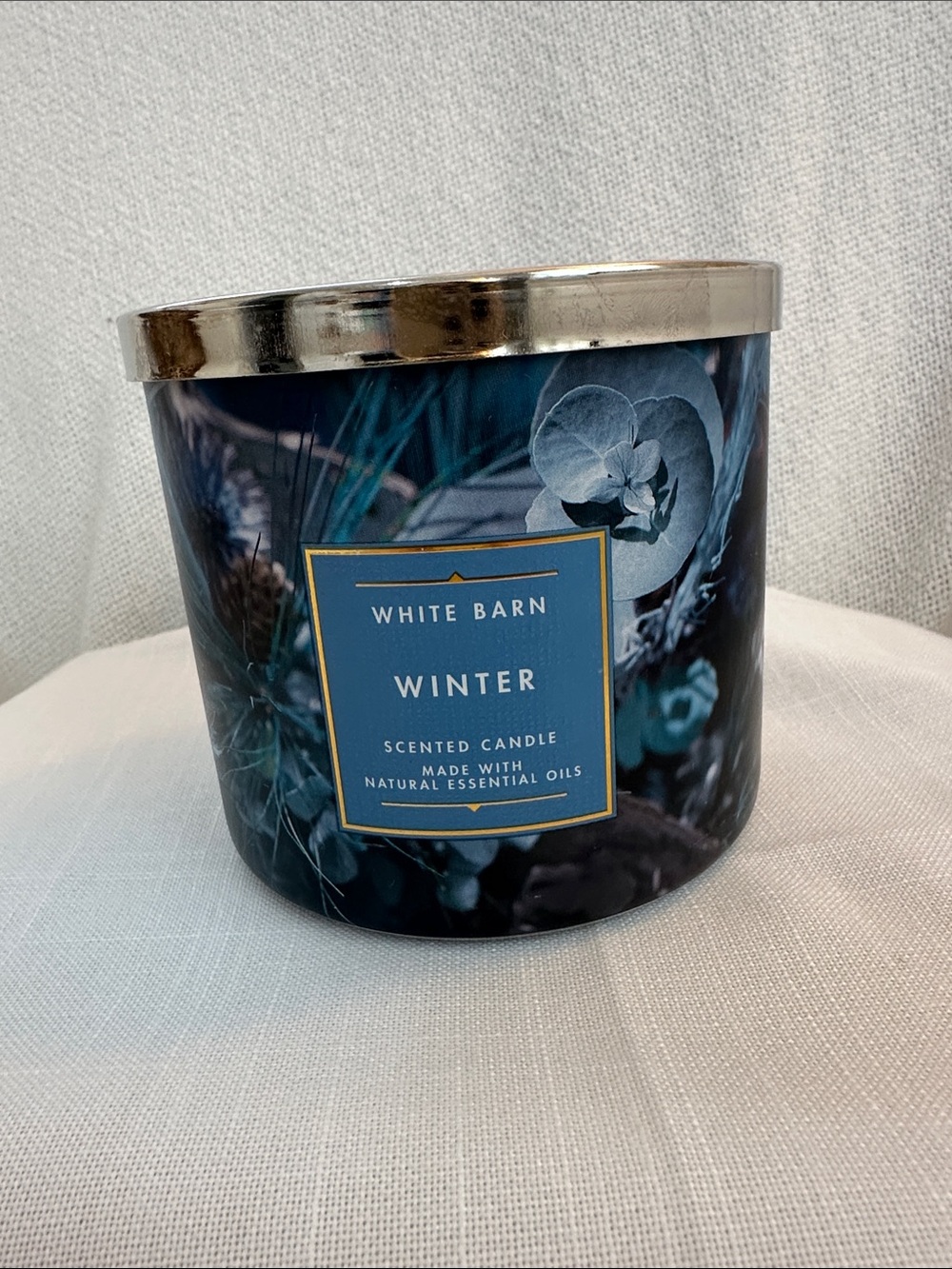 White Barn Winter Scented Candle - BBW three wick Winter never used!
